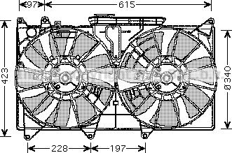 Prasco TO7535 - Ventilator, hladjenje motora www.molydon.hr