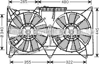 Prasco TO7532 - Ventilator, hladjenje motora www.molydon.hr