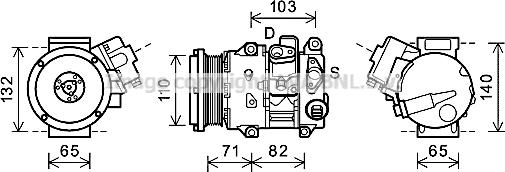 Prasco TOK659 - Kompresor, klima-Uređaj www.molydon.hr
