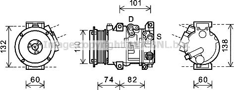 Prasco TOK628 - Kompresor, klima-Uređaj www.molydon.hr