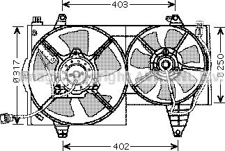 Prasco VO7505 - Ventilator, hladjenje motora www.molydon.hr