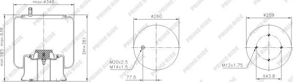 Prime-Ride 1R13-150 - Meh, pneumatski Ovjes www.molydon.hr