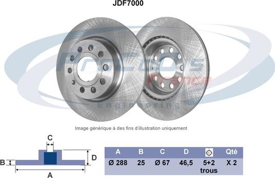 Procodis France JDF7000 - Kočioni disk www.molydon.hr