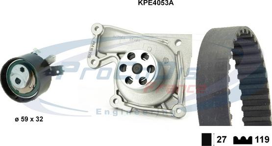 Procodis France KPE4053A - Vodena pumpa sa kompletom zupčastog remena www.molydon.hr