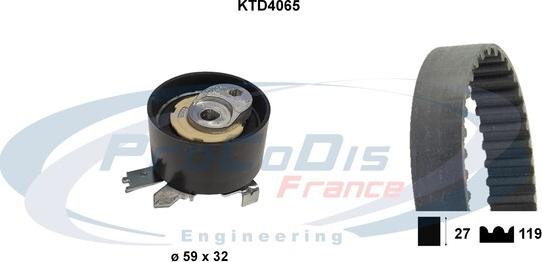 Procodis France KTD4065 - Komplet zupčastog remena www.molydon.hr