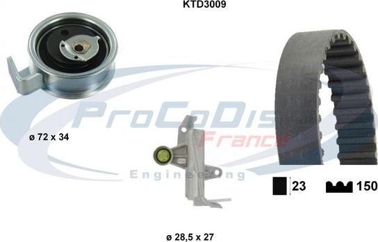 Procodis France KTD3009 - Komplet zupčastog remena www.molydon.hr