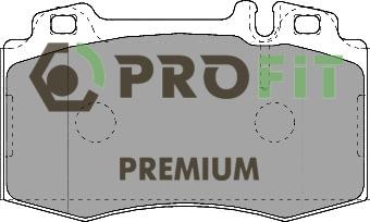 Profit 5005-1426 - Komplet Pločica, disk-kočnica www.molydon.hr