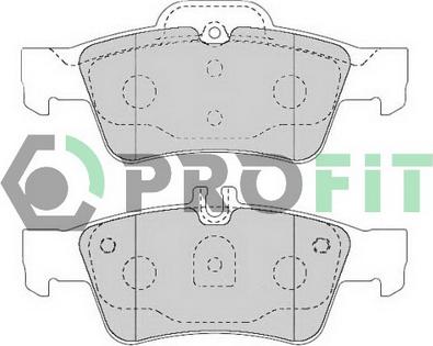 Profit 5000-1526 - Komplet Pločica, disk-kočnica www.molydon.hr