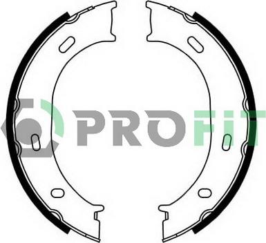 Profit 5001-0624 - Komplet kočnica, bubanj kočnice www.molydon.hr
