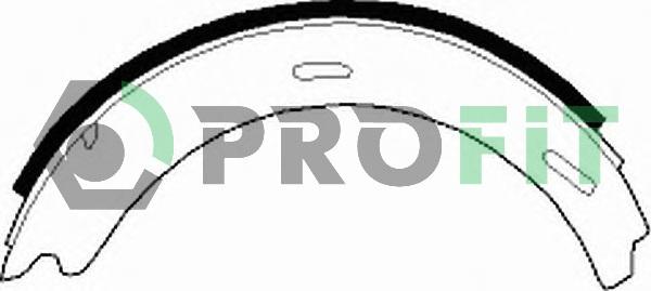 Profit 5001-0196 - Komplet kočnica, bubanj kočnice www.molydon.hr