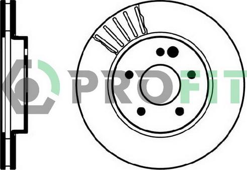 Profit 5010-0817 - Kočioni disk www.molydon.hr
