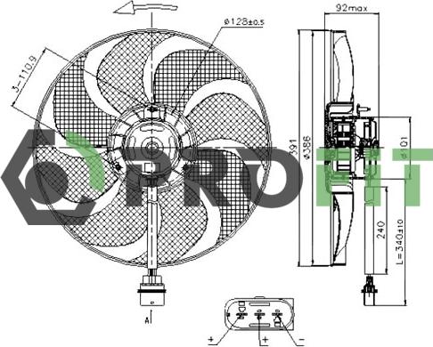 Profit 1850-0019 - Ventilator, hladjenje motora www.molydon.hr