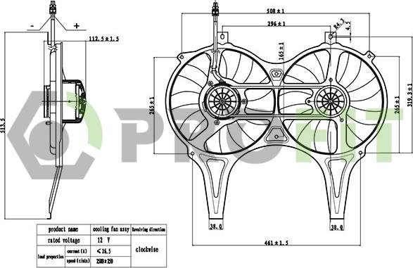 Profit 1850-0073 - Ventilator, hladjenje motora www.molydon.hr