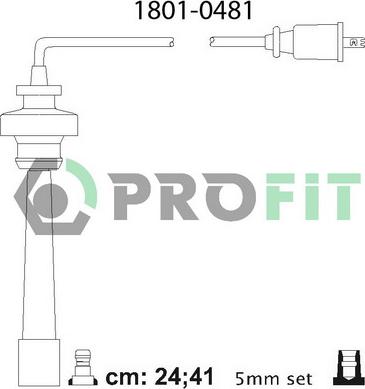 Profit 1801-0481 - Set kablova za paljenje www.molydon.hr