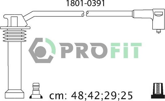 Profit 1801-0391 - Set kablova za paljenje www.molydon.hr