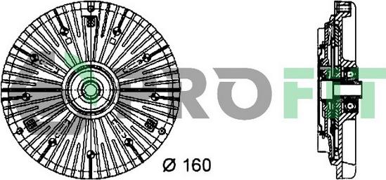 Profit 1720-3011 - kvačilo, ventilator hladnjaka www.molydon.hr