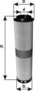 PZL Filters WA22500 - Filter za zrak www.molydon.hr