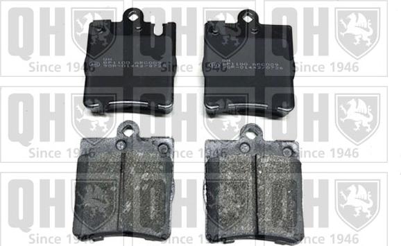 Quinton Hazell BP1100 - Komplet Pločica, disk-kočnica www.molydon.hr