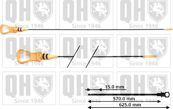 Quinton Hazell QOD150 - Šipka za mjerenje ulja www.molydon.hr
