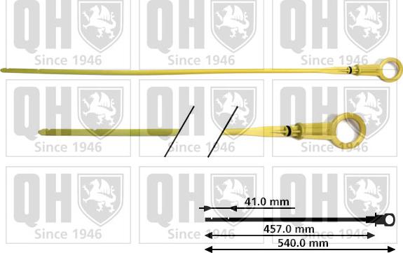 Quinton Hazell QOD136 - Šipka za mjerenje ulja www.molydon.hr