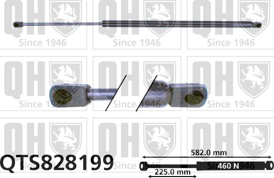 Quinton Hazell QTS828199 - Plinski amortizer, prtljaznik/utovarni prostor www.molydon.hr