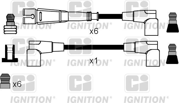 Quinton Hazell XC1106 - Set kablova za paljenje www.molydon.hr