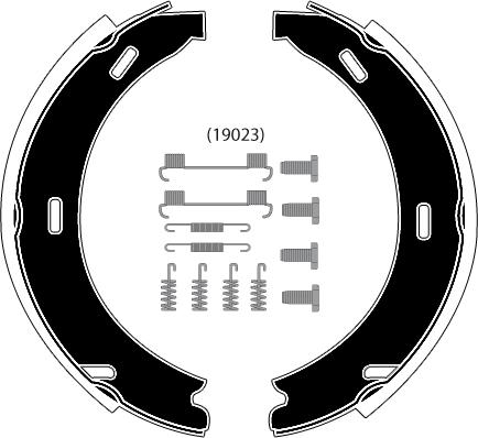 Raicam RA26871 - Komplet kočionih obloga, rucna kočnica www.molydon.hr
