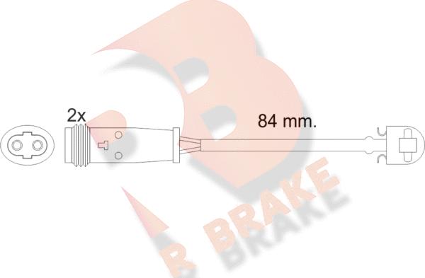R Brake 610484RB - Signalni kontakt, trosenje kočione plocice www.molydon.hr