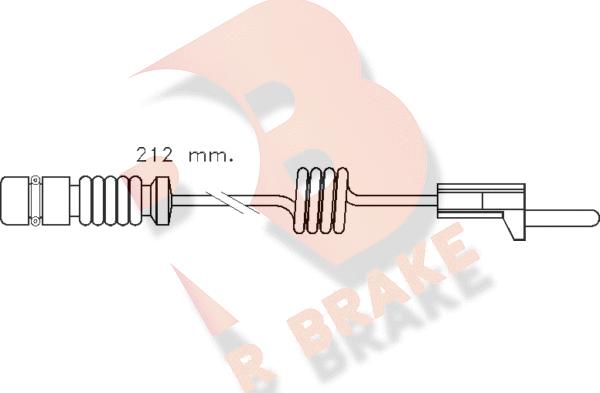 R Brake 610259RB - Signalni kontakt, trosenje kočione plocice www.molydon.hr