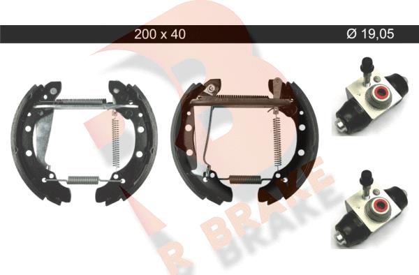 R Brake 79RBKT0106 - Komplet kočnica, bubanj kočnice www.molydon.hr