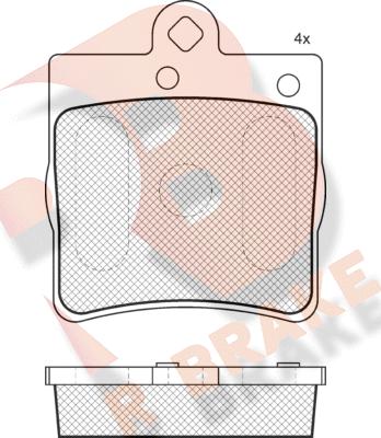 R Brake RB1311-396 - Komplet Pločica, disk-kočnica www.molydon.hr