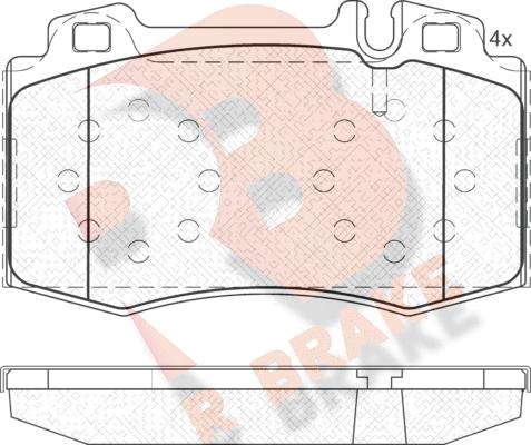 R Brake RB1389 - Komplet Pločica, disk-kočnica www.molydon.hr