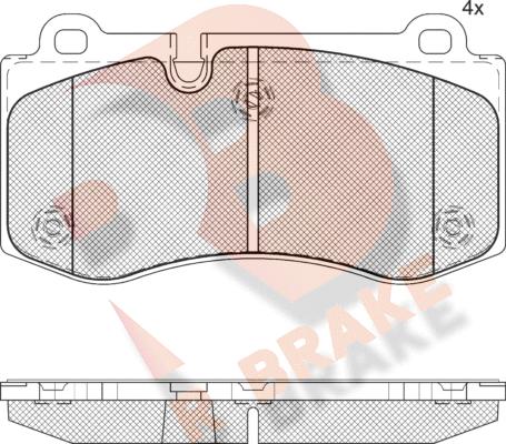 R Brake RB1796-071 - Komplet Pločica, disk-kočnica www.molydon.hr