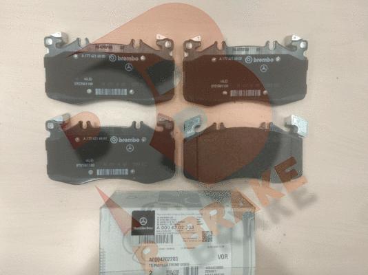 R Brake RB2447 - Komplet Pločica, disk-kočnica www.molydon.hr