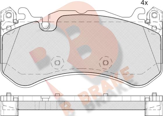 R Brake RB2079-204 - Komplet Pločica, disk-kočnica www.molydon.hr