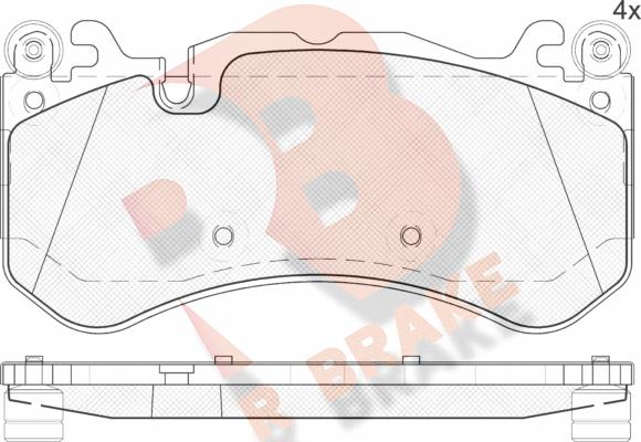 R Brake RB2079 - Komplet Pločica, disk-kočnica www.molydon.hr
