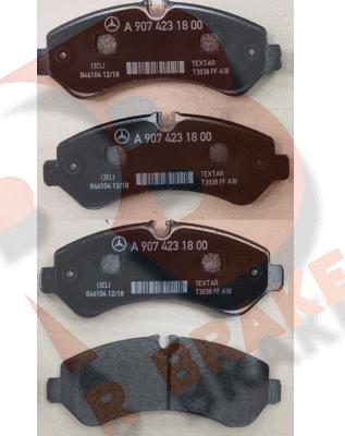 R Brake RB2362 - Komplet Pločica, disk-kočnica www.molydon.hr