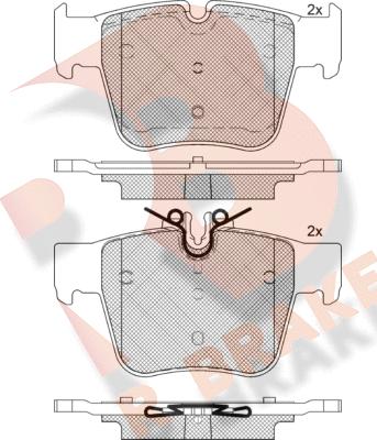 R Brake RB2271 - Komplet Pločica, disk-kočnica www.molydon.hr