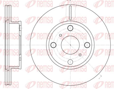 Remsa 6402.10 - Kočioni disk www.molydon.hr