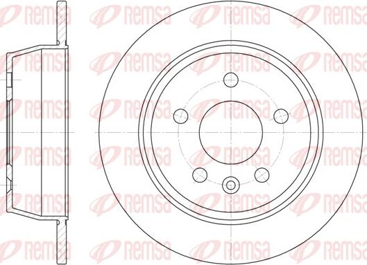 Remsa 6471.00 - Kočioni disk www.molydon.hr