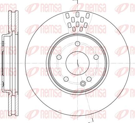 Remsa 6556.10 - Kočioni disk www.molydon.hr