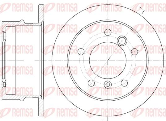 Remsa 6565.00 - Kočioni disk www.molydon.hr