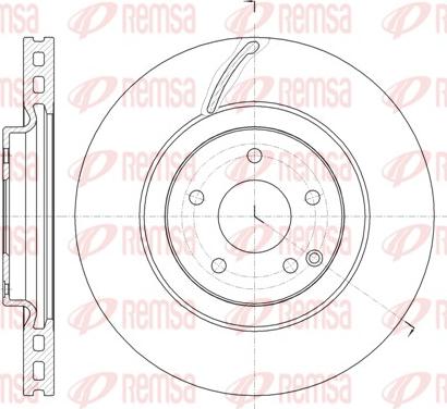 Remsa 61525.10 - Kočioni disk www.molydon.hr