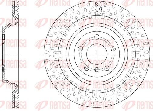 Remsa 61635.10 - Kočioni disk www.molydon.hr
