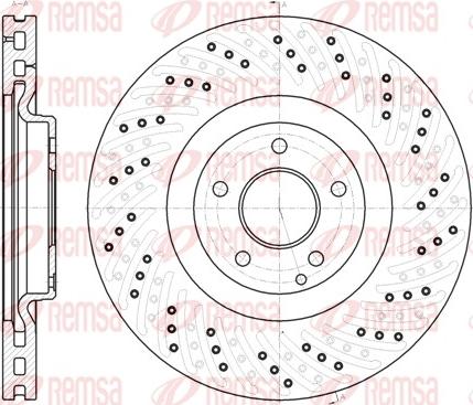 Remsa 61124.10 - Kočioni disk www.molydon.hr