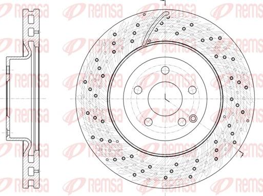 Remsa 61847.10 - Kočioni disk www.molydon.hr