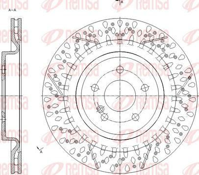 Remsa 61853.10 - Kočioni disk www.molydon.hr