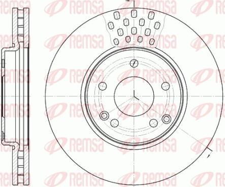 Remsa 61225.10 - Kočioni disk www.molydon.hr