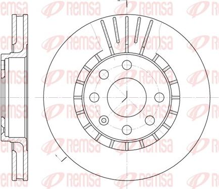Remsa 6178.10 - Kočioni disk www.molydon.hr