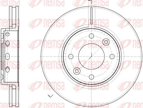 Remsa 6891.10 - Kočioni disk www.molydon.hr